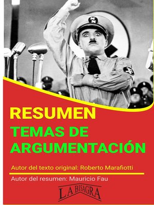 cover image of Resumen de Temas de Argumentación de Roberto Marafiotti